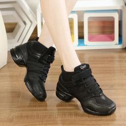 Xihaha malha esportes femininos característica sola macia respiração sapatos de dança tênis mulher sapatos prática moderna dança jazz sapatos femininos - Image 2