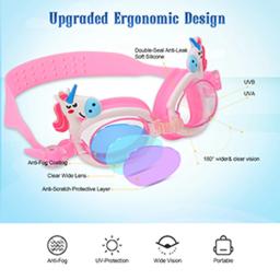 Meninos e meninas natação tampão anti nevoeiro nadar óculos de ouvido silicone plug com saco de armazenamento para crianças natação acessórios conjunto - Image 6