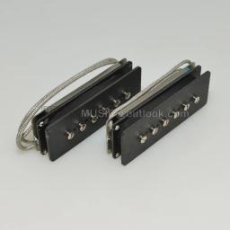 Um conjunto vintage p90 alnico 2 ímã captador de guitarra elétrica sobreferida placa de base de níquel-prata alnico 5 captadores de ponte de pescoço dos anos 90 quentes - Image 3