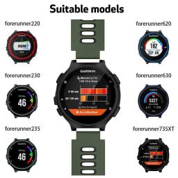 Pulseira para Garmin Forerunner, 735XT, Pulseira de Silicone, Pulseira Smartwatch, 735, 220, 230, 235, 620, 630, Pulseira - Image 5