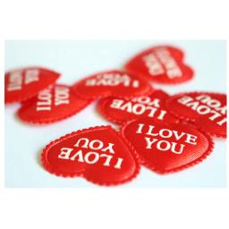 100 pçs em forma de coração esponja confetes pétalas de mesa com letras para o dia dos namorados decorações da festa de aniversário do casamento - Image 5