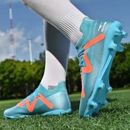 Tênis de futebol baixo para homens, botas de futebol antiderrapantes para adultos e crianças, tênis de treinamento profissional TF, FG, de alta qualidade, novos - Image 4