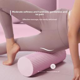 Rolo de espuma de ioga EVA de alta densidade para pilates, massagem muscular e fitness, tamanhos 30 cm de diâmetro 10 CM unissex - Image 1