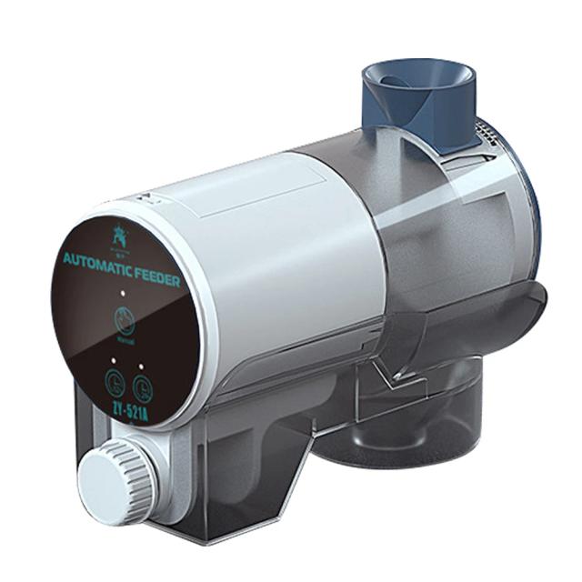 Dispensador Elétrico Automático de Alimentos para Peixes com Temporizador e Modos Automático e Manual para Aquários e Tanques