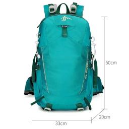 40l caminhadas ao ar livre acampamento mochila saco dos homens ao ar livre à prova dwaterproof água luz saco de escalada mulher ciclismo mochila com capa à prova dwaterproof água - Image 2