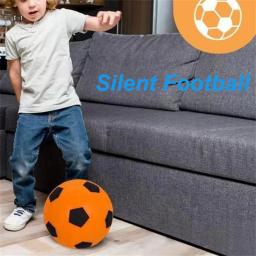 Futebol silencioso PU espuma não revestida bola de futebol macia, alta densidade, interior, sem ruído, saltando bola, treinamento silencioso para prática em casa - Image 1