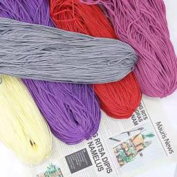 200g 3mm cor fio de cabo de náilon crochê linha oca macrame 100% fibra de polipropileno para diy mão-tecido almofada/chapéu/artesanato - Image 6