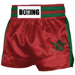 Roupas de Artes Marciais para Homem e Mulher, Bandeira Marroquina, Muay Thai, Shorts Boxe, Luta Sanda - Image 1