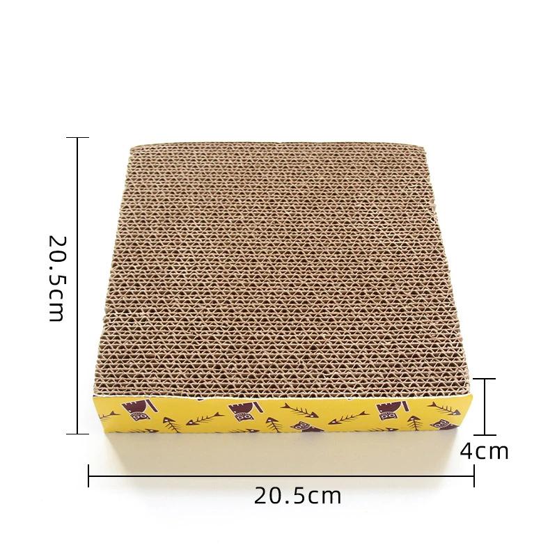 Papelão ondulado Pet Scratching Board Brinquedos de gato Almofada de unhas de moagem Móveis de proteção interativa Brinquedo Scratcher de gatos - Image 1