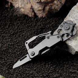 Splitman-Canivete de aço inoxidável, EDC Multi Tool, Faca pequena, Sobrevivência ao ar livre, Tático, Mini Multitools, Chave de fenda - Image 1