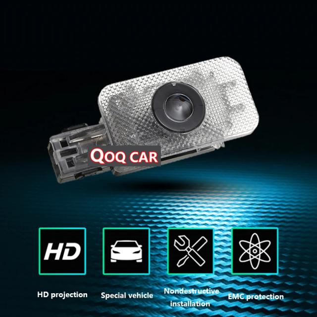 Logotipo LED HD para Polestar 1, 2, V60 e XC40 - Projetor de Luz Porta Carro com Efeito Fantasma e Luz de Boas-Vindas, Kit 2 Peças