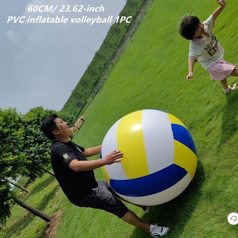 78.74 Polegada balão inflável, grande vôlei pvc, bola de praia jardim de infância ao ar livre brinquedos de bola de praia, adereços de festa em casa novo, feliz - Image 1