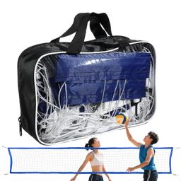 Rede de vôlei para piscina, portátil, jogo de vôlei aquático, brinquedo ajustável, equipamento esportivo para tênis, praia, festa, família, crianças - Image 5