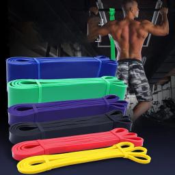 Faixas elásticas de resistência para homens e mulheres, para ioga, treino de força, pilates, equipamento fitness, der de treinamento - Image 4