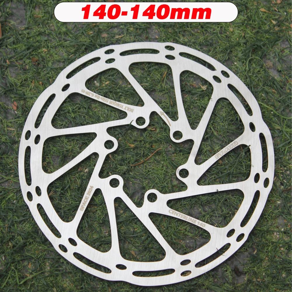 2 peças sram rotor de freio de bicicleta linha central 140mm 160mm 180mm 203mm disco de freio hidráulico de aço inoxidável para peças de bicicleta de estrada mtb - Image 1