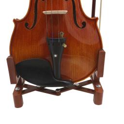 Ajustável Violino Stand Holder, portátil, Full Size, Acessórios de cordas Instrumento, retrátil, dobrável Fiddle Bracket, esponja Pad - Image 3