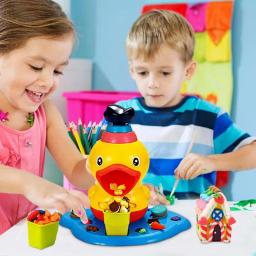 Ferramentas De Massa Colorida Modelagem De Argila, Jogar Brinquedos De Massa De Cor, Moldagem Divertida, Modelagem De Pato Dos Desenhos Animados - Image 2