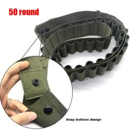 26/50 Rodada Shotgun Shell Bandolier Belt para 12 20 Gauge Cartucho, Airsoft Bala Belt Bandolier Munição Titular Caça acessórios - Image 6