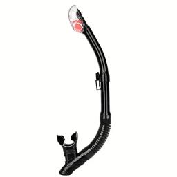 Snorkel de mergulho a seco com dispositivo anti-respingo, 1 contagem, Válvula superior para mergulho flutuante, Natação B - Image 1