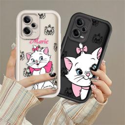 Capa para Celular Disney-Marie Cat Art, Macia, Escada, Arte, Xiaomi, Redmi Note 12, 11, 10, 9, 8, 7, K50, 40, 30, 20, 12C, 12, 10A, 9A, 9C, pro, 5G, 4G - Image 1