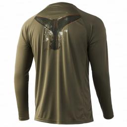 HUK-camisa de pesca de manga comprida masculina, camisas de performance, camisas respiráveis, proteção solar, roupas de verão, upf 50 - Image 2