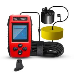 Fish Finder com display LCD, Fish Finder, Sensor Transdutor, Cobertura Sonar, Cor, Impermeável, IPX4, 45 Graus, Novo, 2022 - Image 3