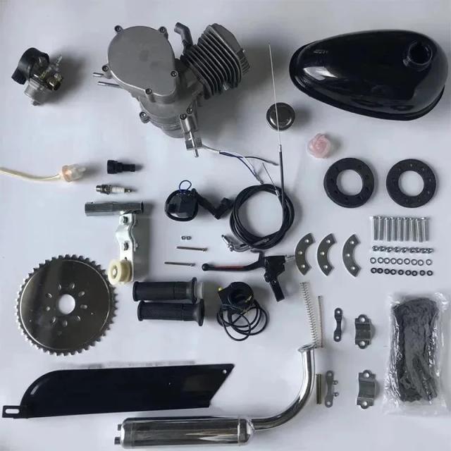 Modificação F80 para Bicicleta Elétrica com Motor a Gasolina 80cc - Conjunto DIY de Mini Motor 2 Tempos