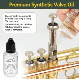 Óleo lubrificante para trompete Tuba instrumentos de latão, limpeza e cuidados para trompete, trumbone, cornet, barítono, 30ml - Image 2