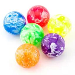 1 pçs grande bola de borracha saltitante 55mm basquete glitter mármore balle rebondissante crianças festa goodie presente saco enchimentos - Image 4