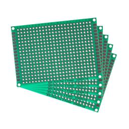 Circuito PCB Universal Protoboard Kit, Dupla Face, Stripboard, DIY, Eletrônico, 2x8, 3x7, 4x6, 5x7, 7x9, 10x10, 10x15cm, 10 PCes - Image 4