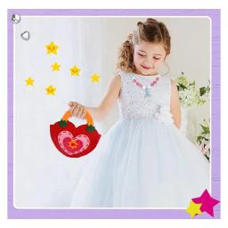 Primeiro Kit de Costura para Iniciantes, Artesanato para Meninas e Crianças, Aprenda a Costurar, Unicórnio Bolsa Sacos, Porta-retrato, Pen Holder, DIY Feltro Artesanato Kits - Image 5