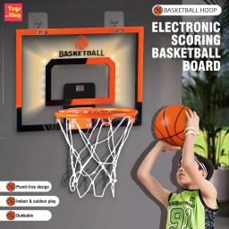 Electronic Scoring Basketball Hoop Board para crianças e adultos, porta de suspensão, tiro na parede, jogo esportivo indoor, brinquedos para exercícios domésticos - Image 1