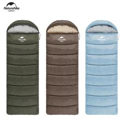 Naturehike-Envelope Algodão Saco De Dormir Com Capuz, Camping Ao Ar Livre, Caminhadas, Novo, U250S - Image 1
