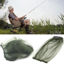 Tampa de pesca de malha respirável para homens e mulheres, anti-mosquiteiro, ajustável, viagens ao ar livre, camping, 1pc - Image 4