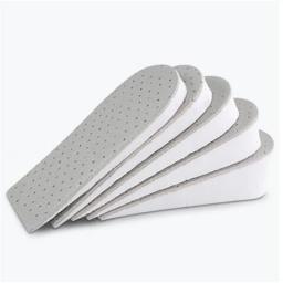 Respirável Altura Aumentar Palmilhas, High-Elastic, Sport Sole Pad, Inserção do Salto, Apoio Taller, Absorvente Pé Pads, Almofada do Salto, 2,5 centímetros - Image 1