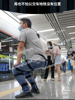 Assento invisível portátil para roupas esportivas, fezes dobráveis, elasticidade desgaste - Image 3