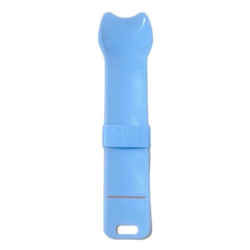 Alimentador de tiras para gato e cachorro, sem espremedor de mãos sujas, colher de alimentação para animais, purê de carne, novo, 1pc - Image 1