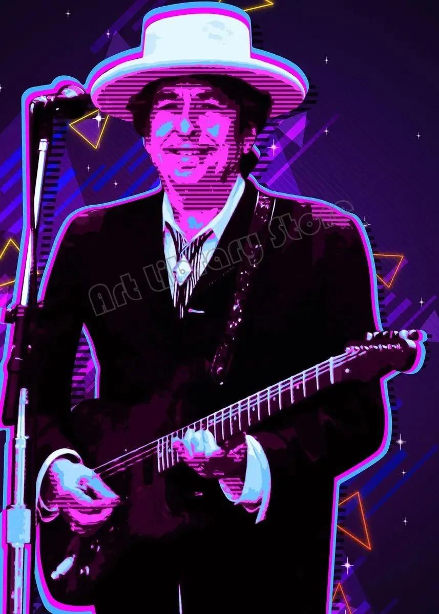 Avert pinturas de lona para Home Decor, guitarra banda famosa, cantor, músico, Tom, Petty, Avril, Lautie, cartaz, pinturas, Wall Art, fotos - Image 1
