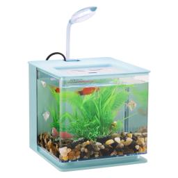 LED Aquário Luz Com USB Embutido, Bomba De Água, Descarga De Poluição Dupla, Economia De Energia, Pequeno Tanque De Peixes - Image 2