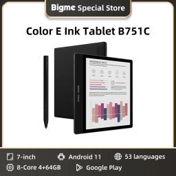 Leitor de Ebooks BIGME B751C, Tablet com Tela E-ink Colorida de 7 polegadas, Leitor de Livros Eletrônicos Portátil, Sistema Operacional Android 11, suporte ao Google Play. - Image 1
