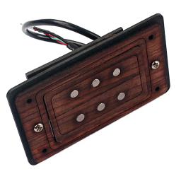 Wired 3 cordas caixa de charuto guitarra bobina dupla captador com parafusos diy - Image 2