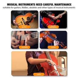 Cera de abelha multiuso para guitarra e cordas, óleo Fingerboard, limpeza, cuidados com instrumentos musicais, 100ml - Image 5
