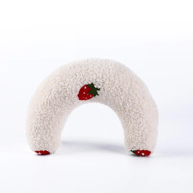 Pequeno travesseiro para gatos, protetor de pescoço confortável e de apoio para animais de estimação, travesseiros em forma de U para sono e relaxamento de gatos e cães - Image 1