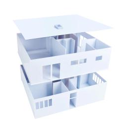 Kit Pré-fabricado Miniatura De Construção De Casa, Gropius, Modelo De Montagem, Material De Arquitectura, Kit De Construção, Escala 1/100 - Image 1