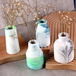 Moldes de silicone para plantador Vasos, gesso epóxi, Vaso de concreto, Molde de injeção, DIY Artesanato, Jardinagem Decoração, Presente artesanal, Home Artesanato - Image 2