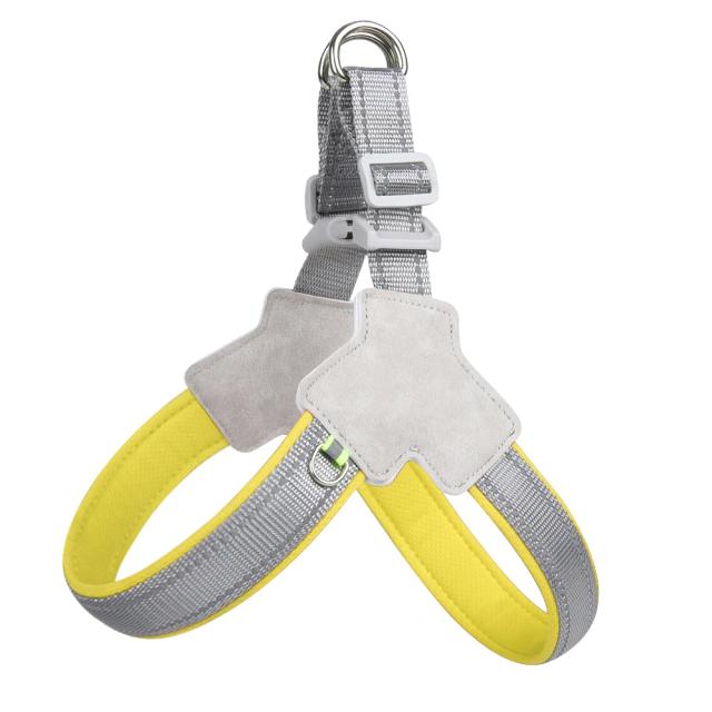 Arnês Respirável Sem Puxão para Cães e Gatos: Conforto e Estilo para Viagens e Caminhadas, Ideal para Buldogues Franceses e Animais de Pequeno e Médio Porte
