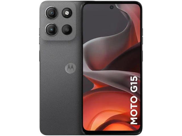 Motorola Moto G15 256GB Grafite 12GB RAM 6.7" Câmera Dupla 50MP