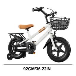 12 Polegada crianças crianças bicicleta com rodas de treinamento & cesta criança crianças bicicleta para idades 3-7 anos de idade meninos meninas trem - Image 6