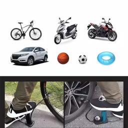 Bomba de pé multifuncional para motocicleta, bicicleta, carro, anel de natação, pedal de bola, economia de trabalho, inflação rápida, compacta, doméstica - Image 4