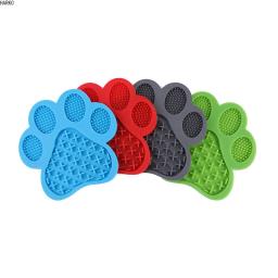 Silicone Slow Eating Lambendo Mat, Pet Dog Lamber Pad, Esteira de manteiga de amendoim de banho, Gatos Alimentando Mat, Novo - Image 5